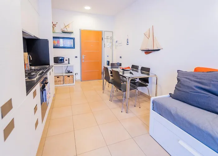 Appartement 113 - Casa Le Terrazze In Centro 100 Metri Mare Spiaggia, Box Auto Gratis