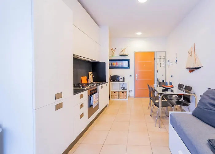 113 - Casa Le Terrazze In Centro 100 Metri Mare Spiaggia, Box Auto Gratis 아파트
